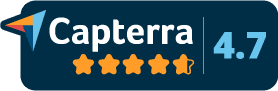 Capterra 4.7 Star Review Rating